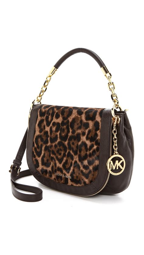 michael kors cow print bag|Michael Kors cheetah print purse.